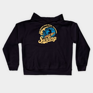 San Onofre State Beach California Surfing | Surfing lovers gifts Kids Hoodie